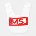 Ms. Stamp Baby Bib