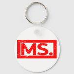 Ms. Stamp Keychain