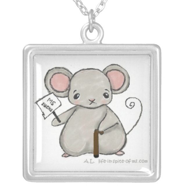 MS Sucks Necklace Square (Front)