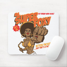 Ms. Super Foxy Mouse Pad | Zazzle