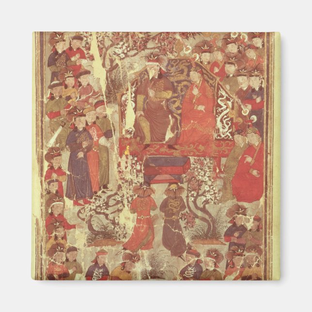 Ms. Supp. Pers.Genghis Khan and his wife Magnet (Front)