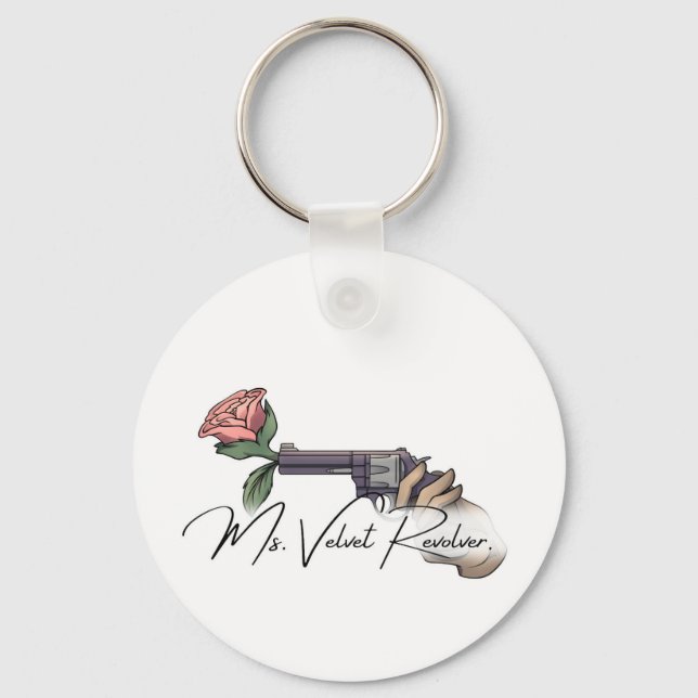 Ms. Velvet Revolver Brand Logo 2025 Keychain (Front)