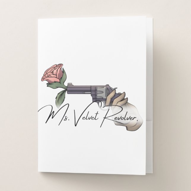 Ms. Velvet Revolver Brand Logo 2025 Pocket Folder (Front)