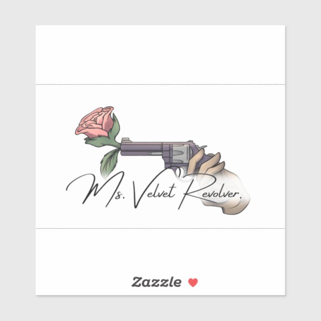 Ms. Velvet Revolver Brand Logo 2025 Sticker (Sheet)