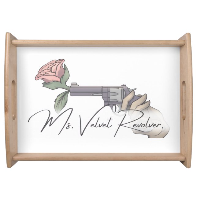 Ms Velvet Revolver Leggings Serving Tray (Front)