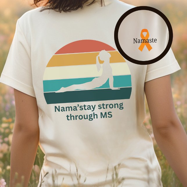 MS warrior, multiple sclerosis, yoga lover gift  Tri-Blend Shirt (Creator Uploaded)