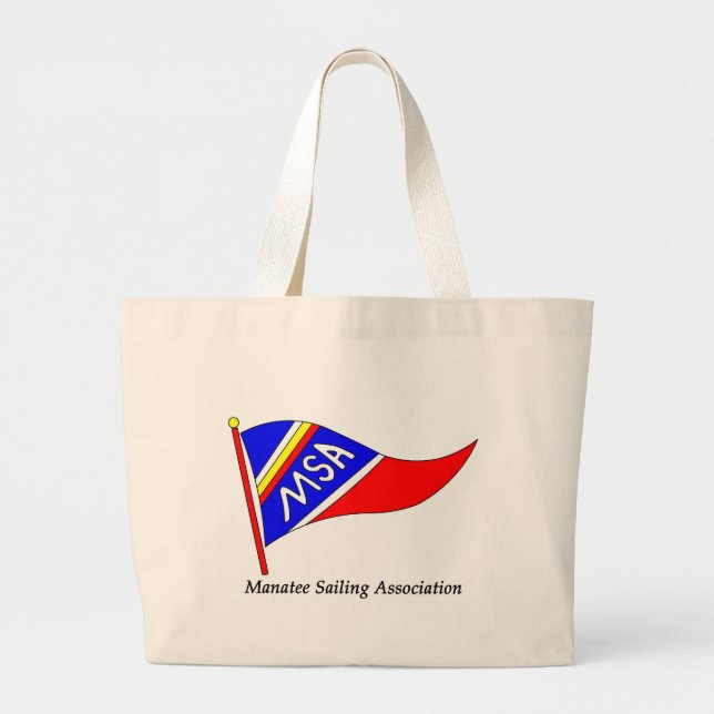 MSA logo text Large Tote Bag (Front)