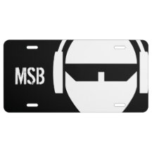 MSB + Val License Plate