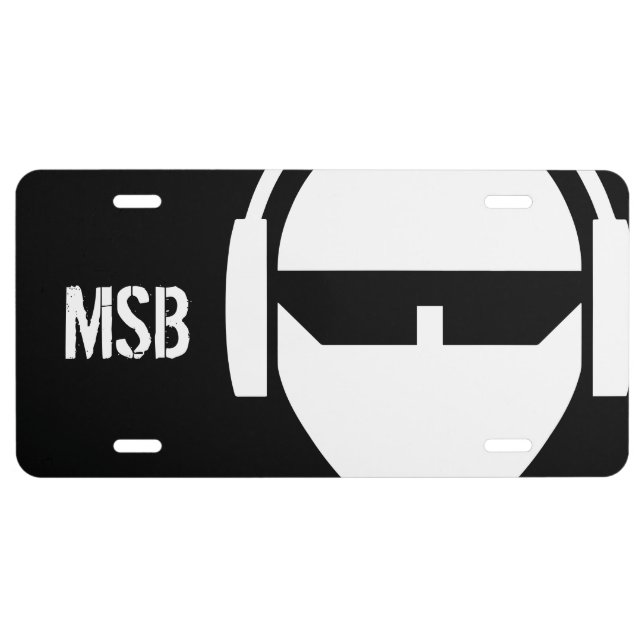 MSB + Val License Plate (Front)