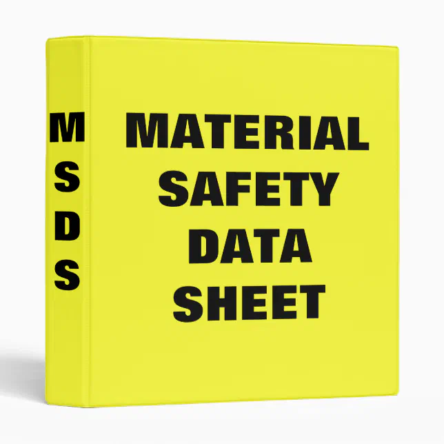 MSDS Binder Zazzle