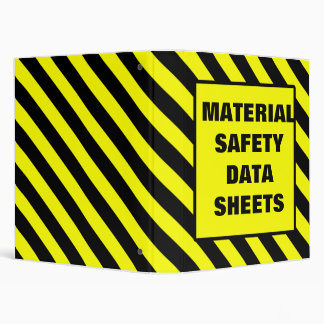 MSDS Binder Cover Yellow