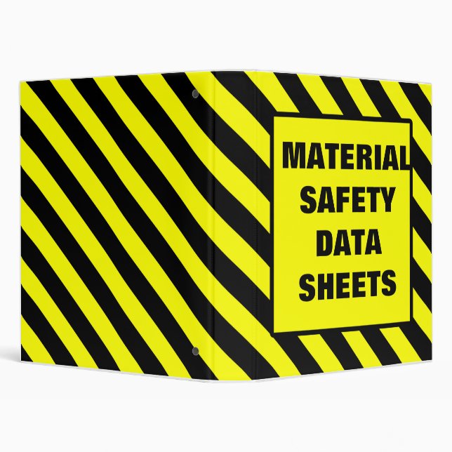 MSDS Binder Cover Yellow (Background)