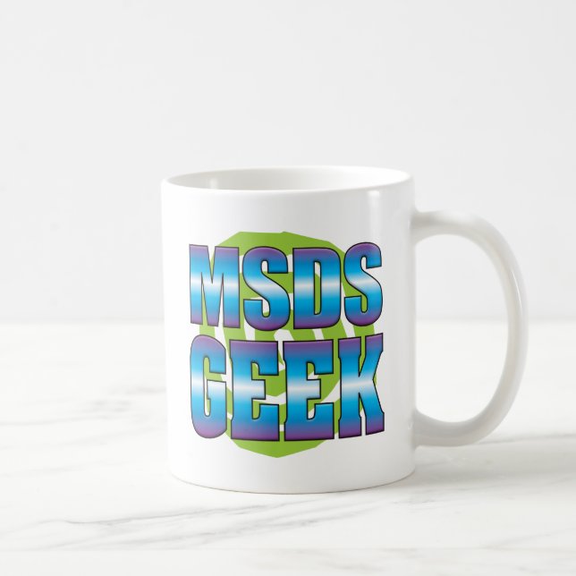 MSDS Geek v3 Coffee Mug (Right)
