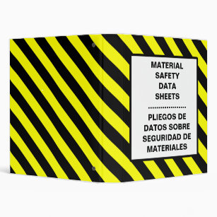 Personalize Your Own Msds Binder Stay Organized Today Zazzle