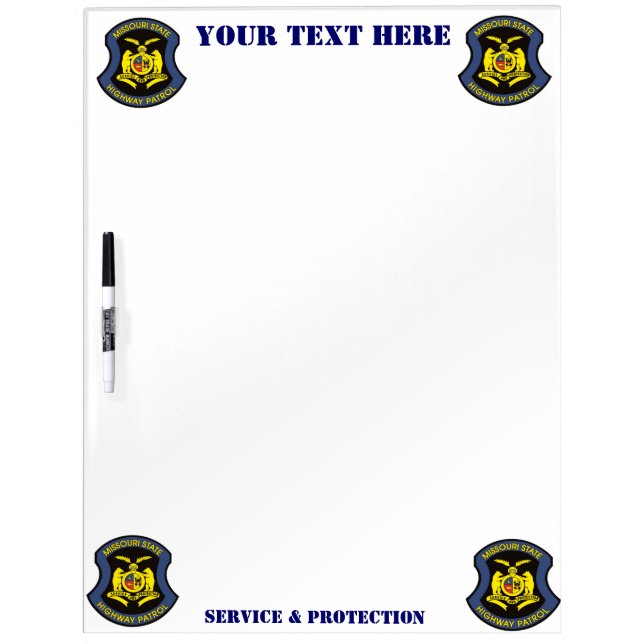 MSHP Dry-Erase BOARD (Front)