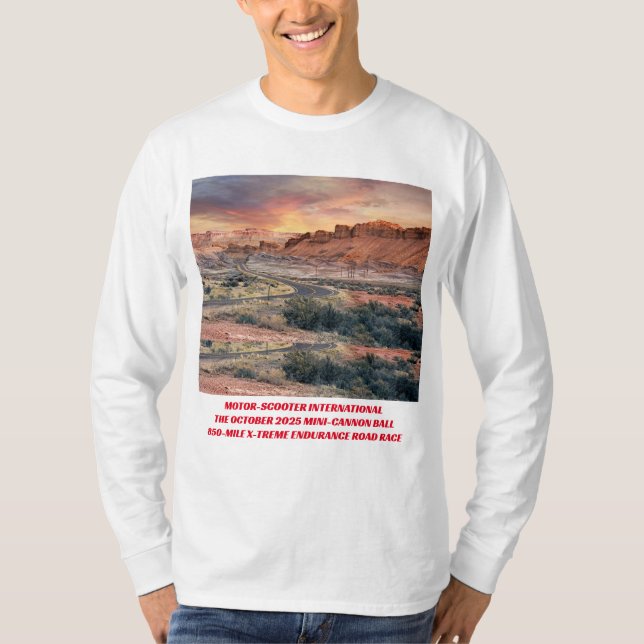 MSILSF 2025 MINI-CANNONBALL EVENT POSTER T-Shirt (Front)