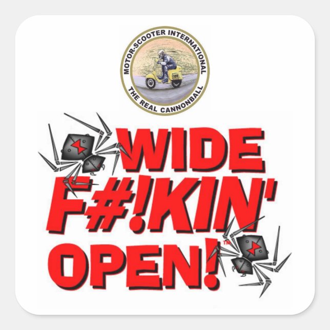 MSILSF Official Licensed Product Square Sticker (Front)