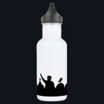 MST3K Silhouette Water Bottle<br><div class="desc">Mystery Science Theater 3000 silhouette 18 oz. water bottle.</div>
