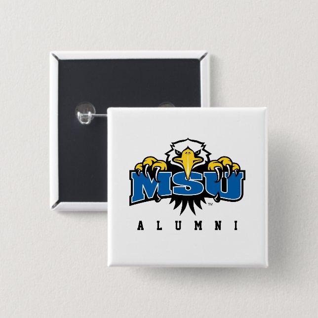 MSU Alumni Button (Front & Back)