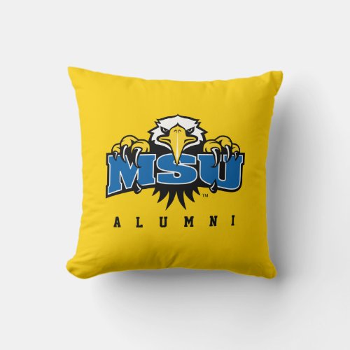 MSU Alumni Throw Pillow