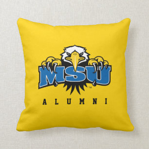 MSU Alumni Throw Pillow