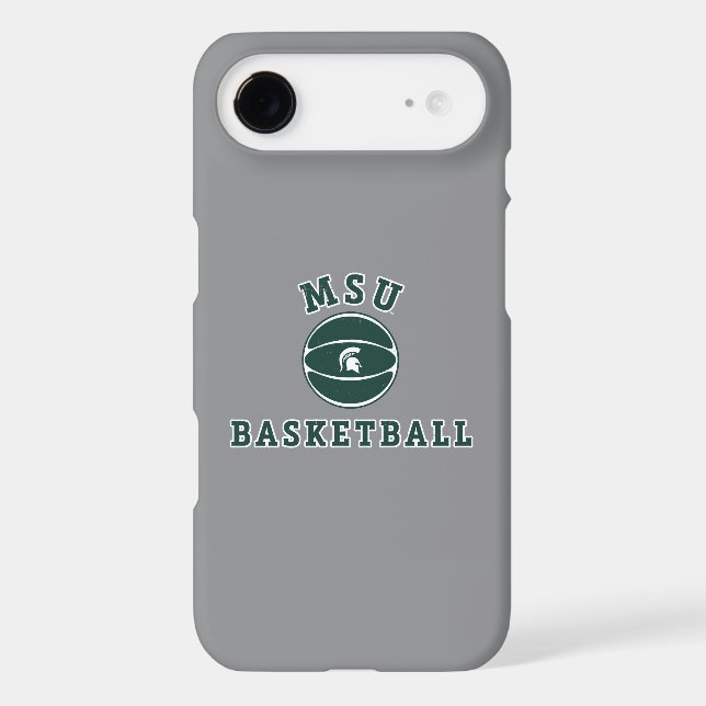 MSU Basketball | Michigan State University 4 Case-Mate iPhone Case (Back)