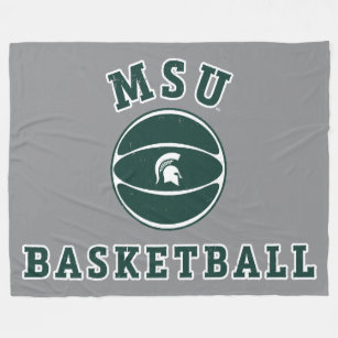 MSU Basketball   Michigan State University 4 Fleece Blanket