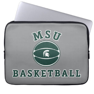 MSU Basketball   Michigan State University 4 Laptop Sleeve