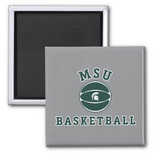 MSU Basketball  Michigan State University 4 Magnet