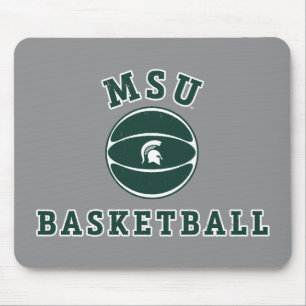 MSU Basketball   Michigan State University 4 Mouse Pad