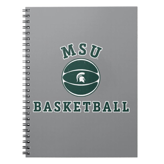 MSU Basketball | Michigan State University 4 Notebook (Front)