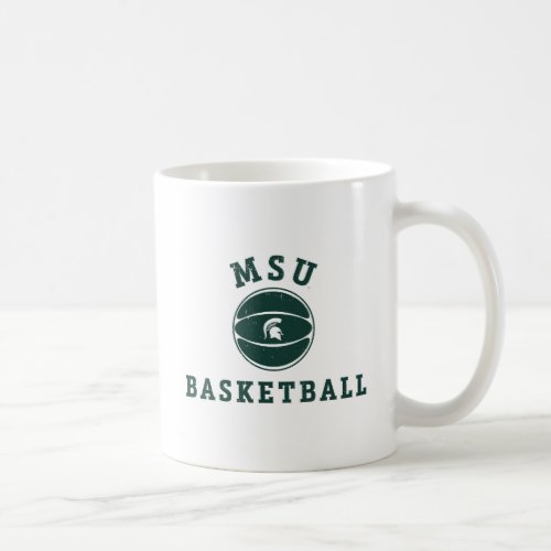 MSU Basketball  Michigan State University Coffee Mug