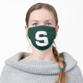 MSU Block S Adult Cloth Face Mask (Worn)