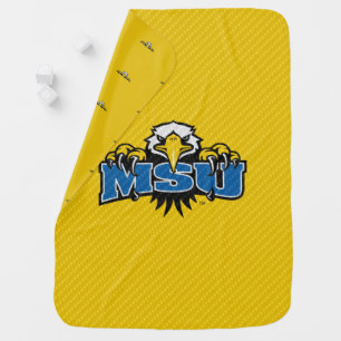 MSU Eagles Carbon Fiber Baby Blanket