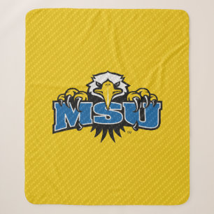 MSU Eagles Carbon Fiber Sherpa Blanket