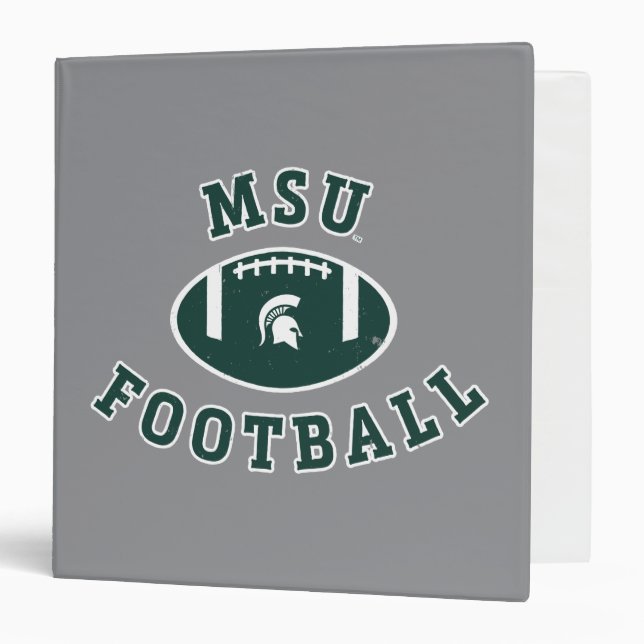 MSU Football | Michigan State University 4 Binder (Front/Inside)