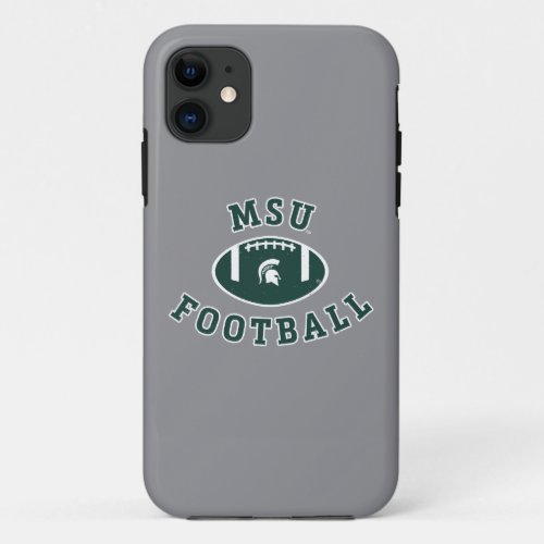MSU Football  Michigan State University 4 iPhone 11 Case