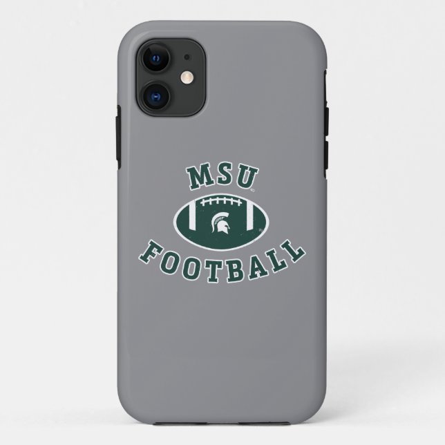 MSU Football | Michigan State University 4 Case-Mate iPhone Case (Back)