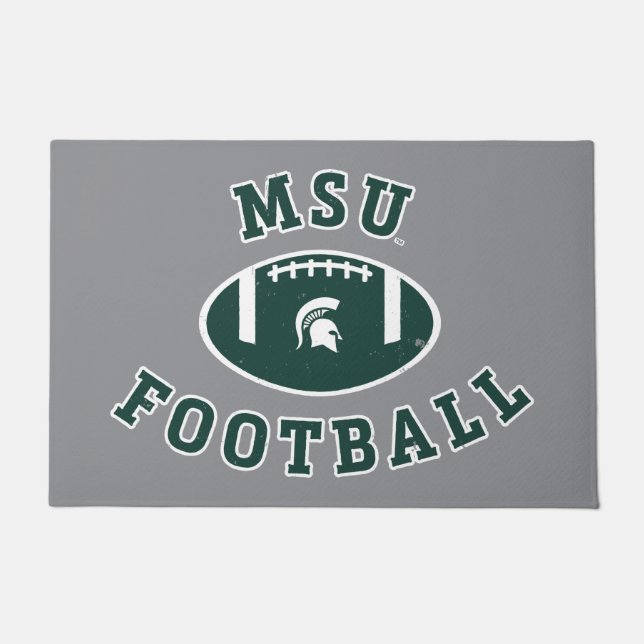 MSU Football | Michigan State University 4 Doormat (Front)