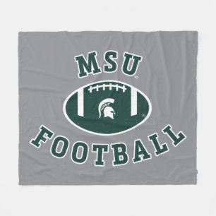 MSU Football Michigan State University 4 Fleece Blanket
