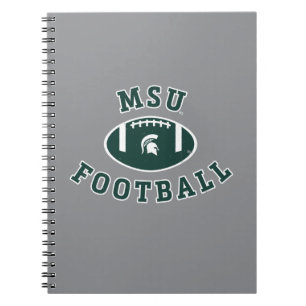 MSU Football   Michigan State University 4 Notebook