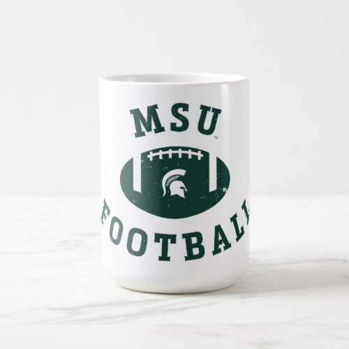 MSU Football  Michigan State University Coffee Mug