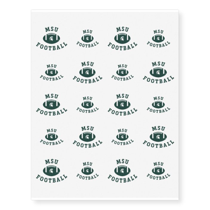 Msu Football Michigan State University Temporary Tattoos Zazzle Com Msu Football Michigan State University Temporary Tattoos Zazzle Com