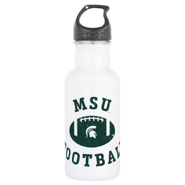 MSU Football | Michigan State University Water Bottle (Front)