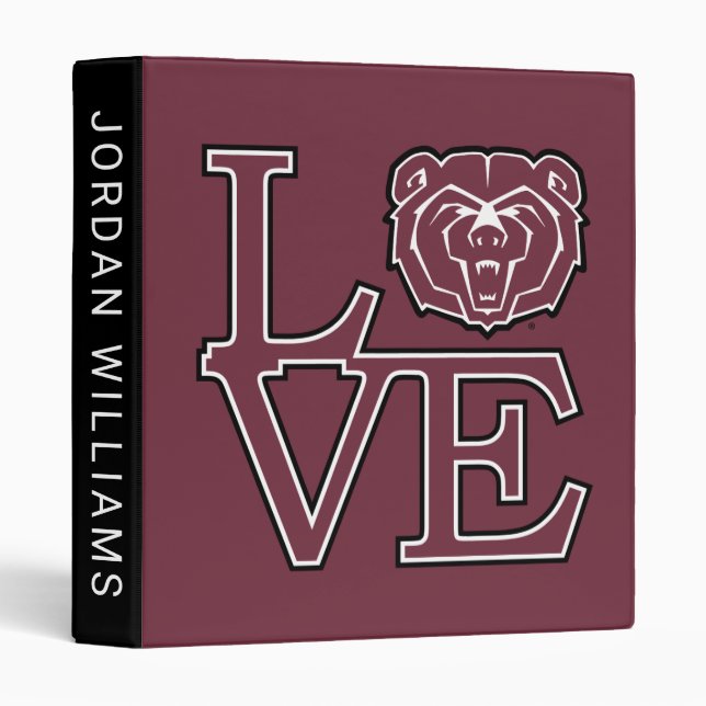 MSU Love 3 Ring Binder (Front/Spine)