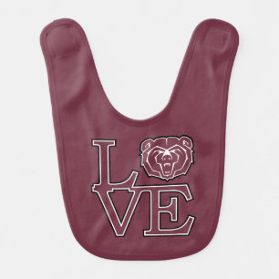 MSU Love Baby Bib