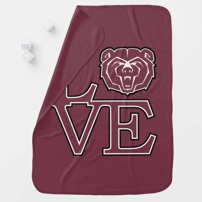 MSU Love Baby Blanket (In Situ)