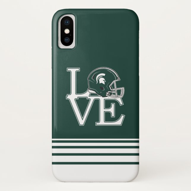 MSU Love Case-Mate iPhone Case (Back)