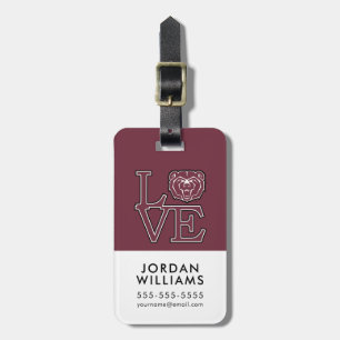 MSU Love Luggage Tag