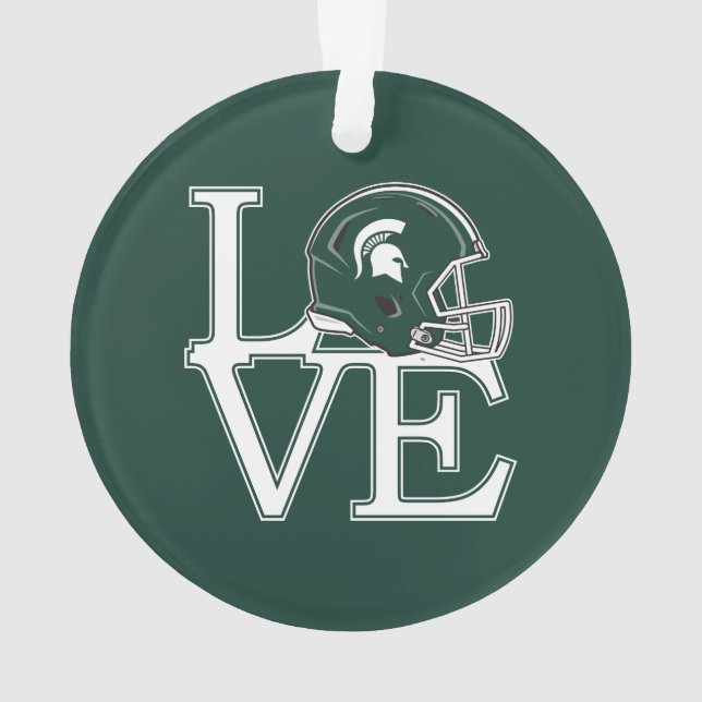 MSU Love Ornament (Back)